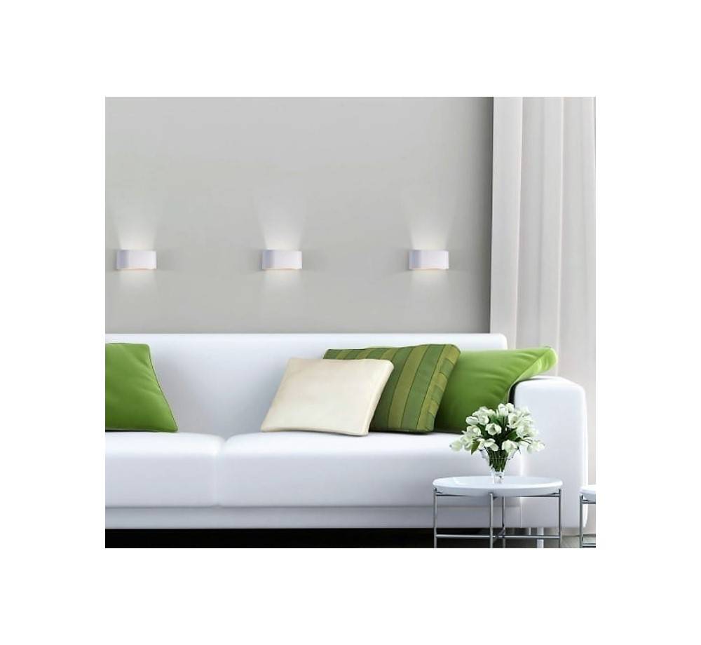 Spectrum LED Wandleuchte Squalla G9 Innenleuchte schwarz IP20 Up & Down max. 6W oval