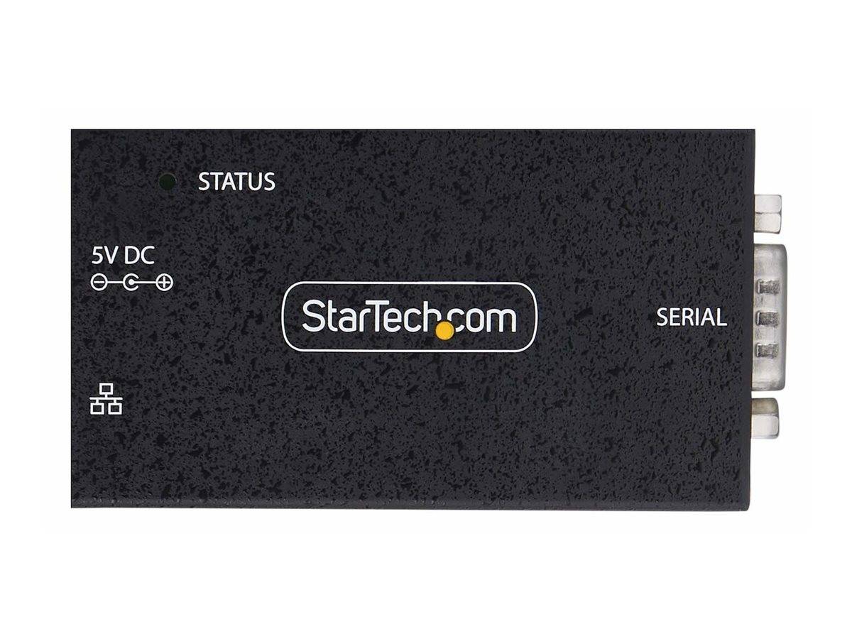 StarTech.com Serial to Ethernet Adapter, IP LAN to RS232 DB9 Converter
