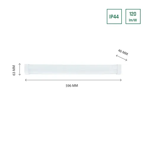 Spectrum LED AQUATICA Badezimmerleuchte 15W rund 1800lm weiß IP44 mit Schalter Warm 3000K Spectrum LED AQUATICA Badezimmerleuchte 15W rund 1800lm weiß IP44 mit Schalter Warm 3000K