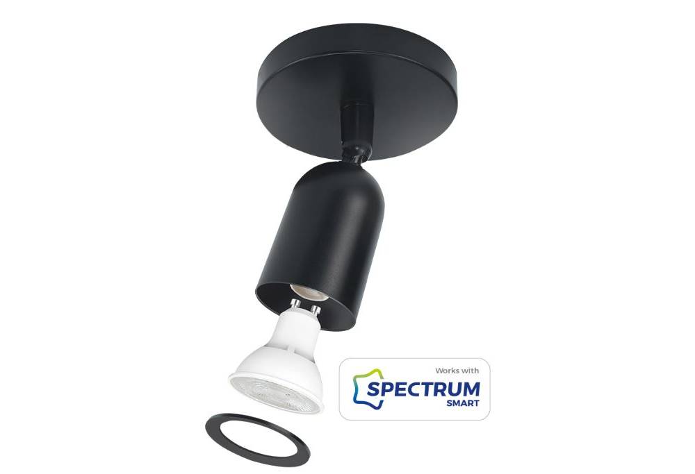 Spectrum LED SOLIS SPOT GU10 weiß Deckenleuchte IP20 schwenkbar 250V max. 6W rund