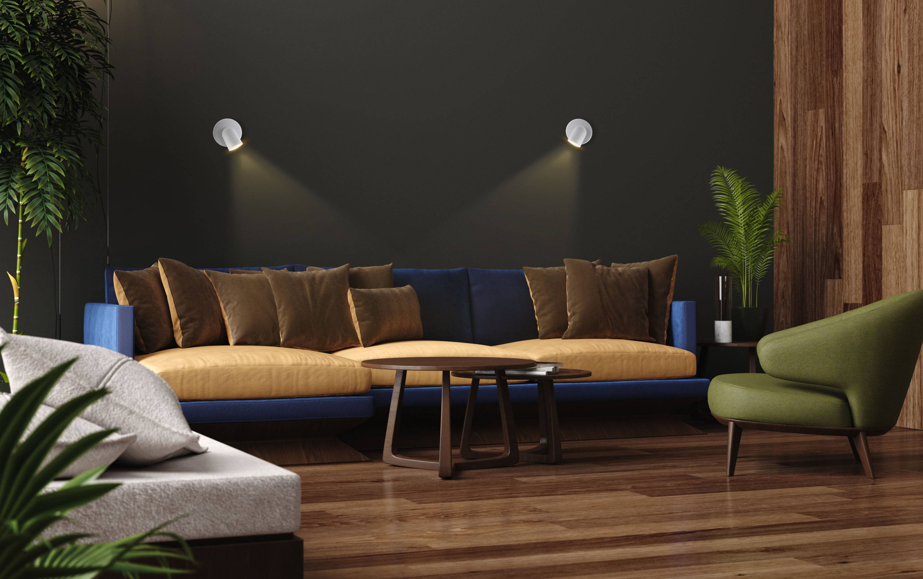 Spectrum LED SOLIS SPOT GU10 weiß Deckenleuchte IP20 schwenkbar 250V max. 6W rund