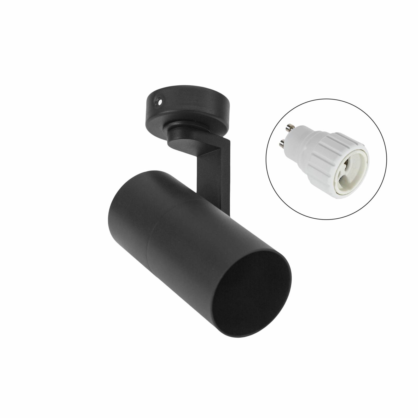 Spectrum LED MADARA MINI II GU10 schwarz Deckenleuchte schwenk-& drehbar IP20 max. 35W rund