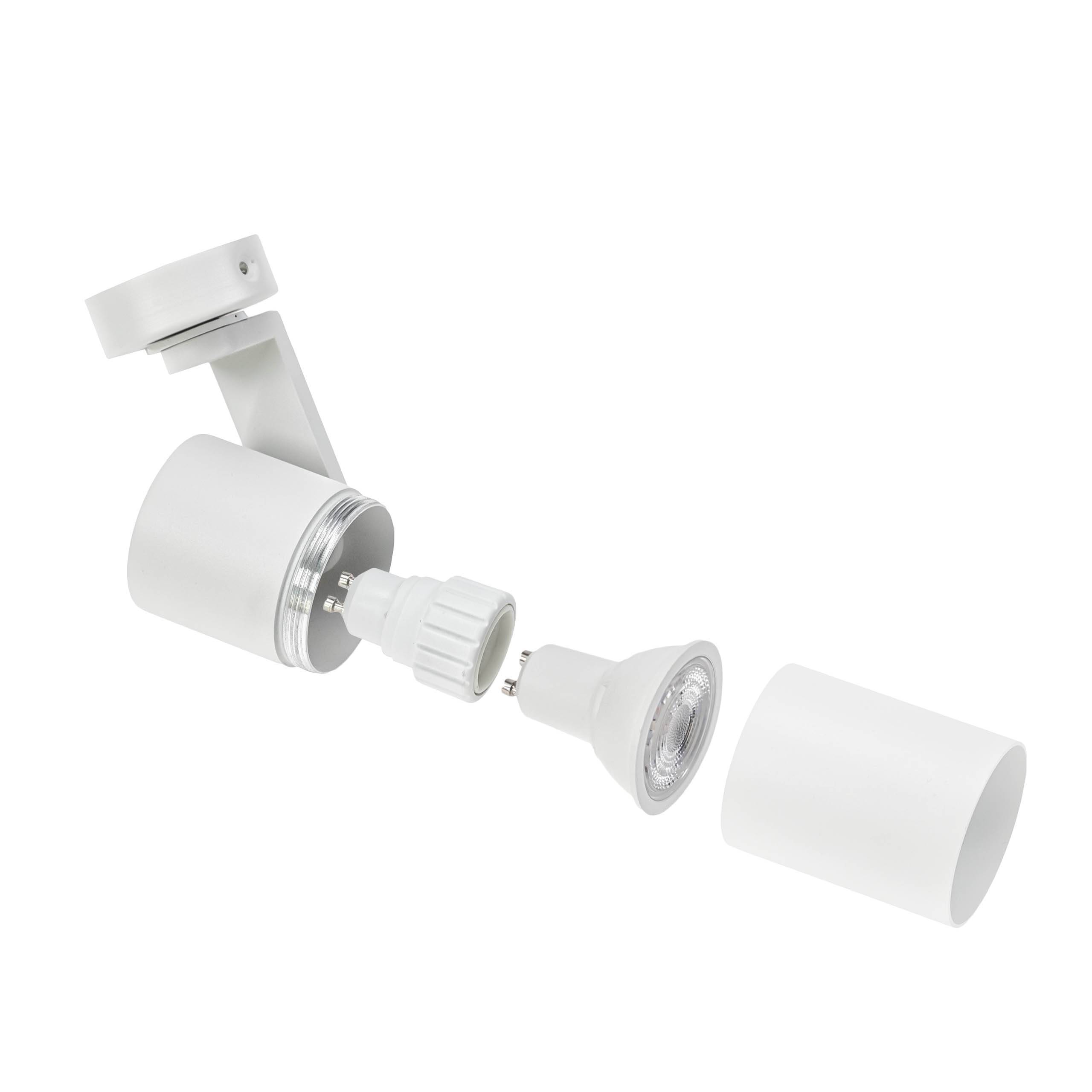 Spectrum LED MADARA MINI II GU10 weiß Deckenleuchte schwenk- und drehbar IP20 max. 35W rund