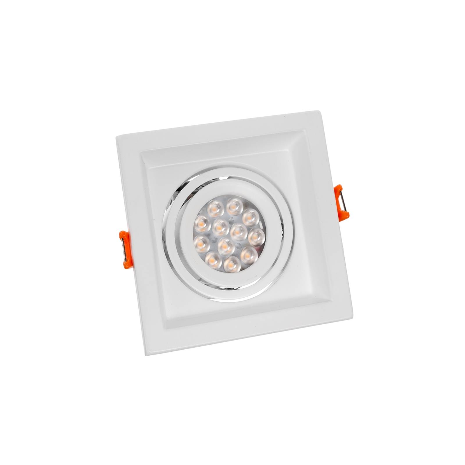 Spectrum LED MDD Mini Uno GU10 Einbaustrahler Downlight IP20 max.10W schwenkbar weiß eckig