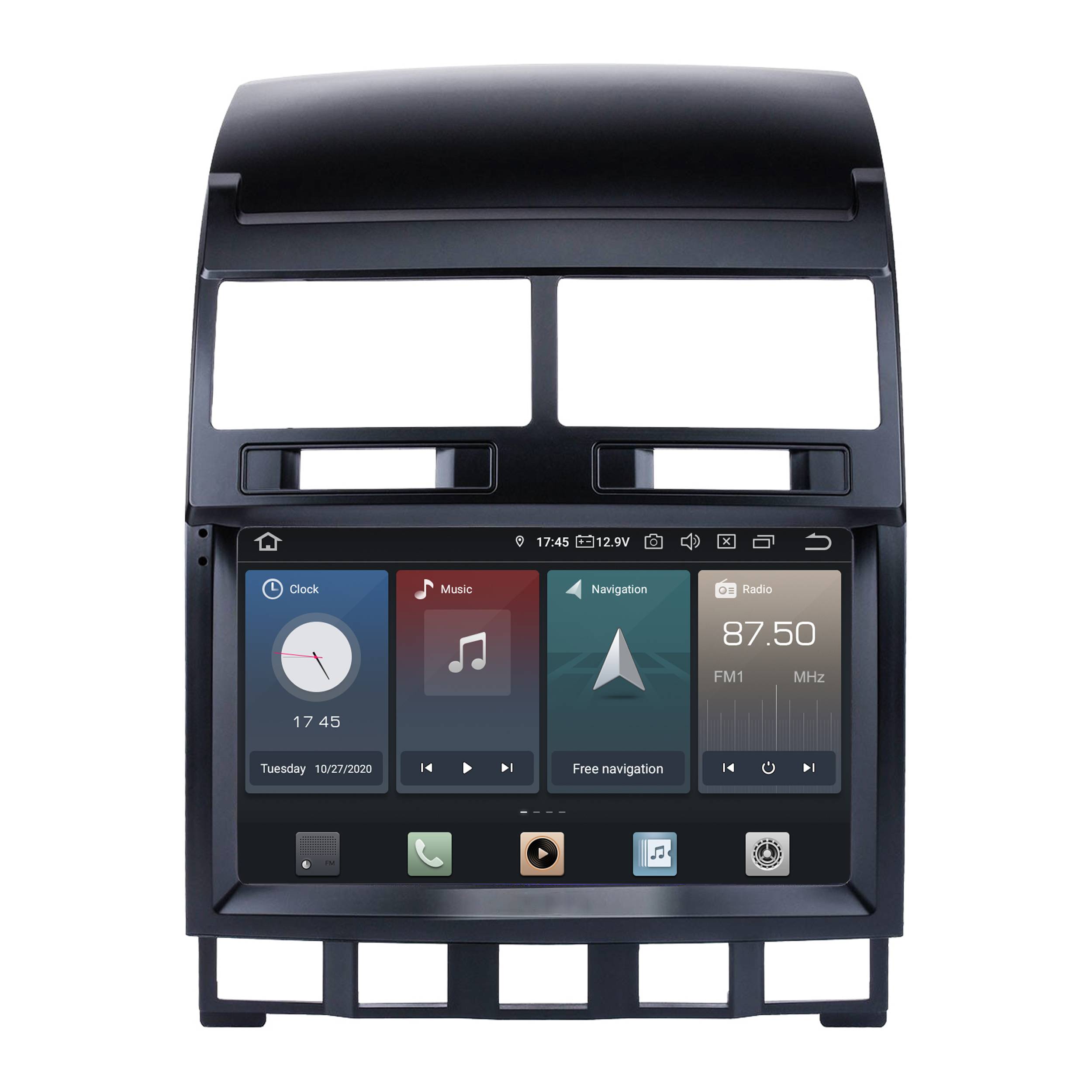 Für Volkswagen Touareg I 7L 02-10 9" Touch Android Autoradio GPS Navi CarPlay