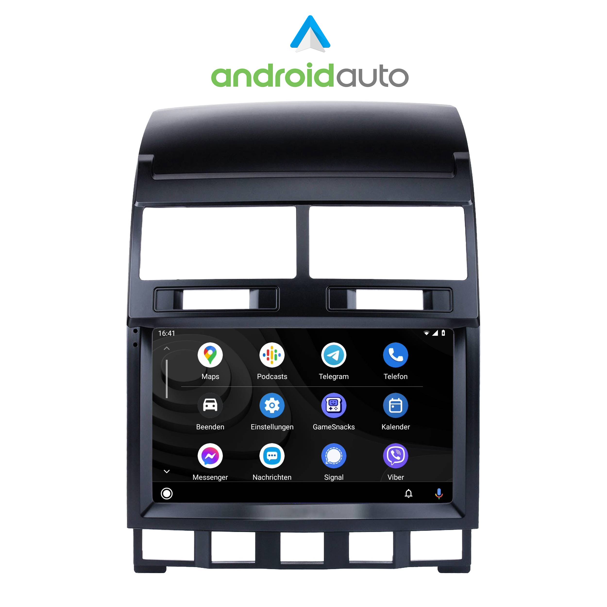 Für Volkswagen Touareg I 7L 02-10 9" Touch Android Autoradio GPS Navi CarPlay