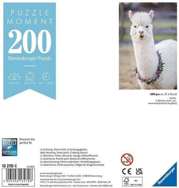 Puzzle Ravensburger Alpaka 200 Teile