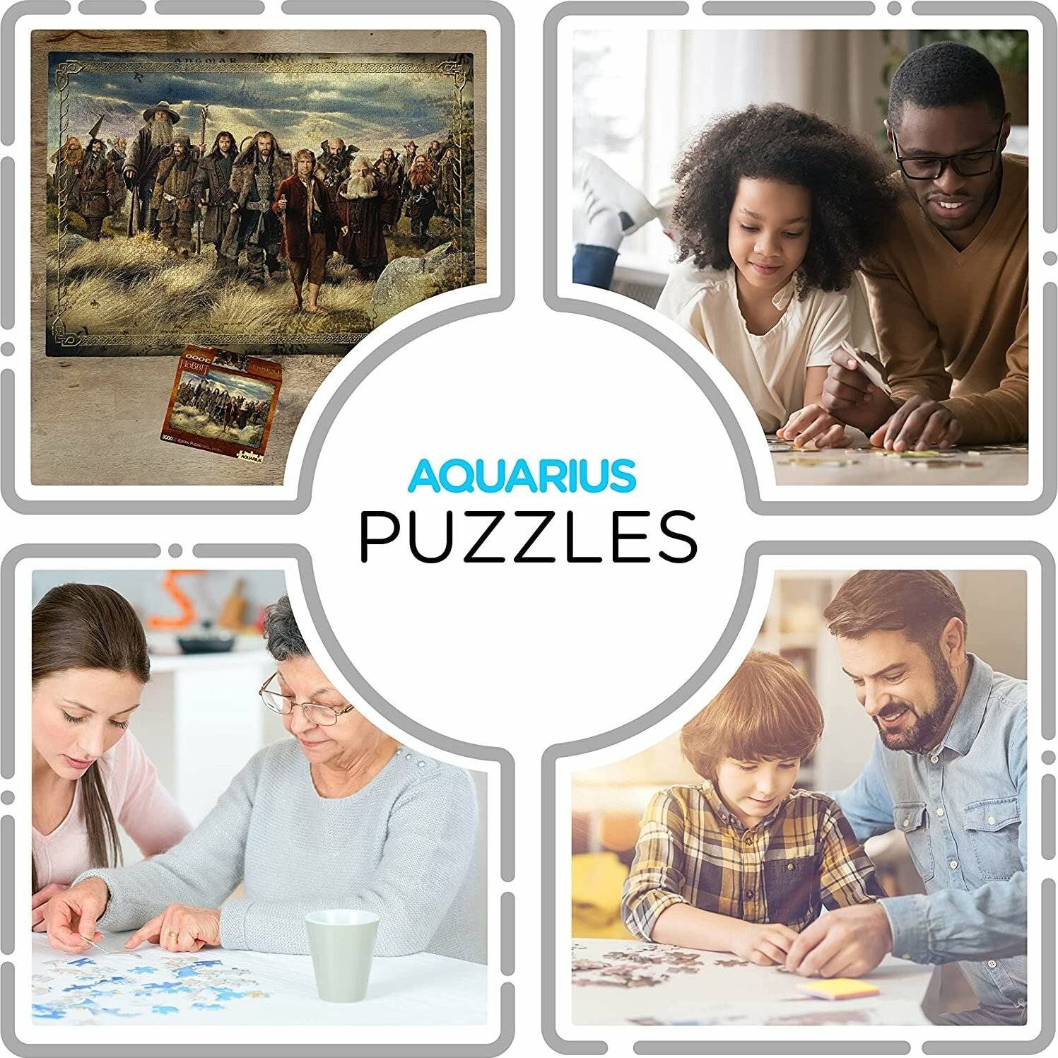 AQUARIUS Puzzle Hobbit 3000 Teile