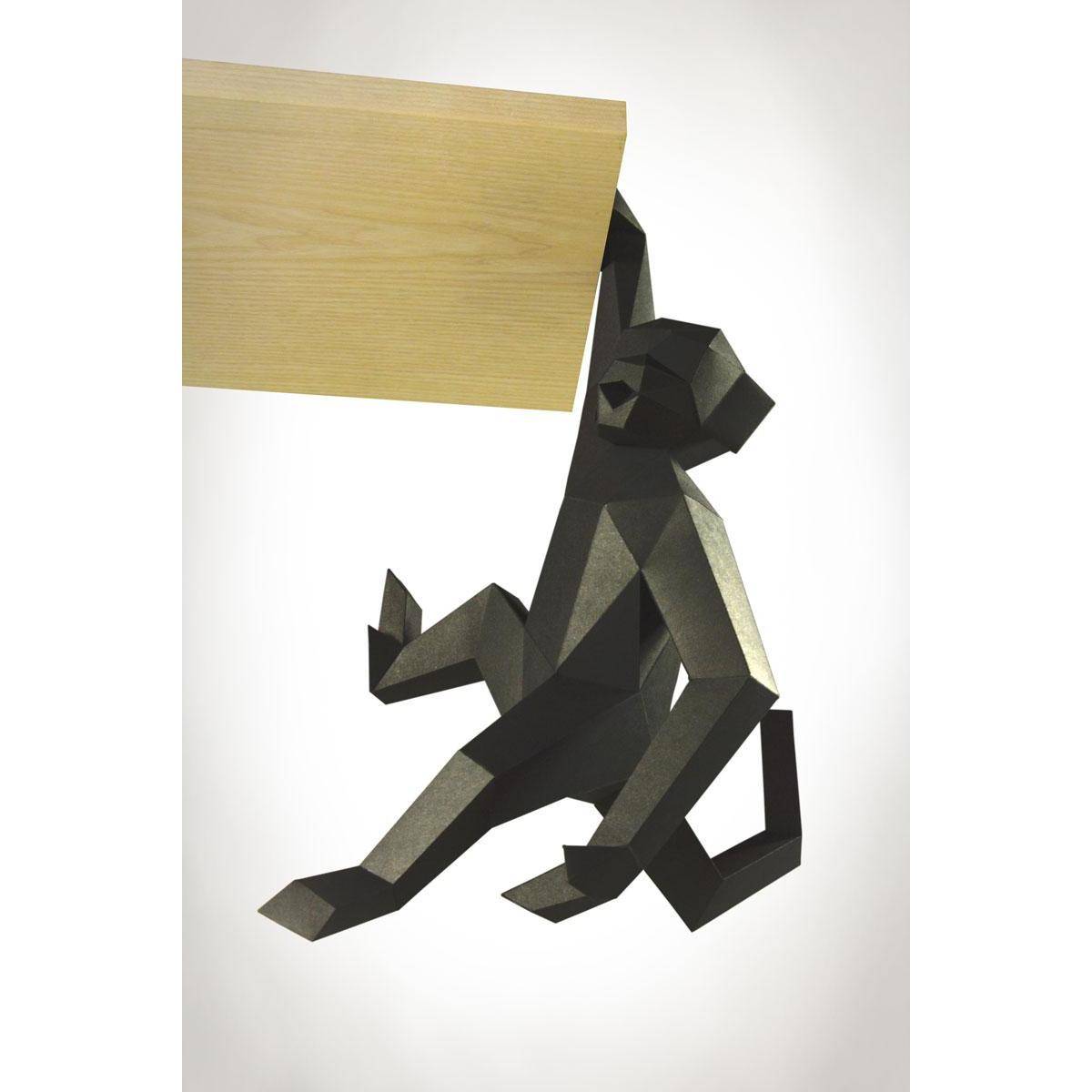 ÄFFCHEN_SCHWARZ - Bastelset - Äffchen, schwarz