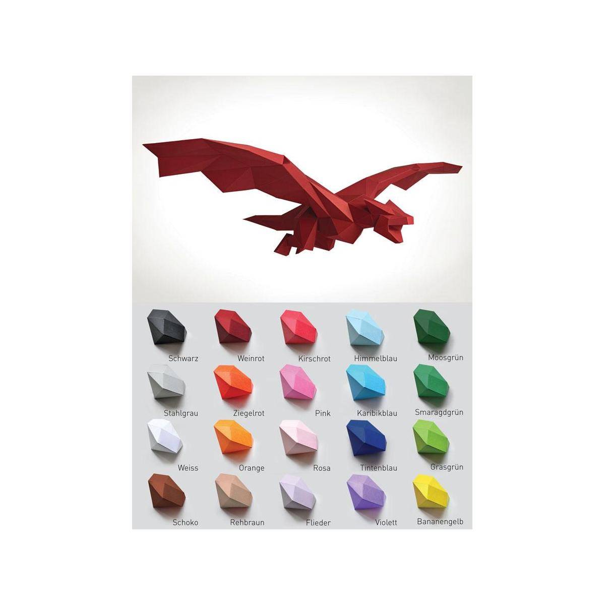 DRACHE PINK - Bastelset - Drache, pink