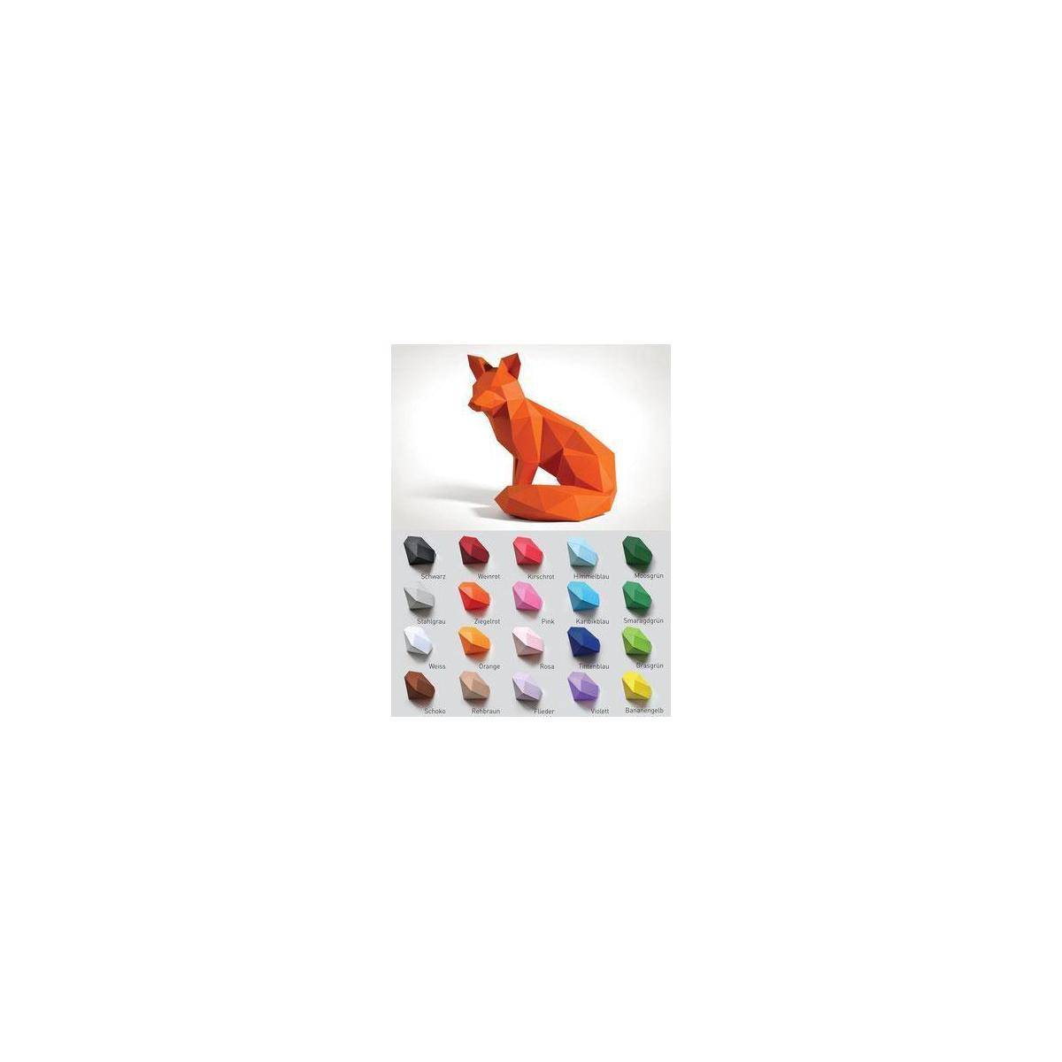 FUCHS_SCHWARZ - Bastelset Fuchs schwarz