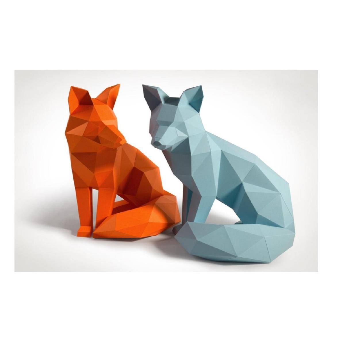 FUCHS HIMMELBLAU - Bastelset - Fuchs, himmelblau