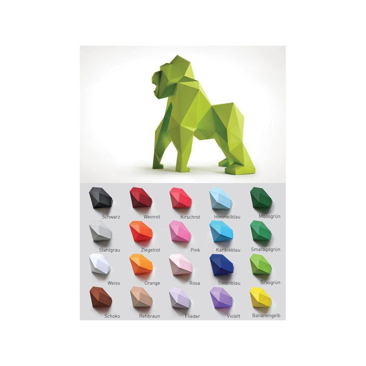 GORILLA PINK - Bastelset - Gorilla, pink