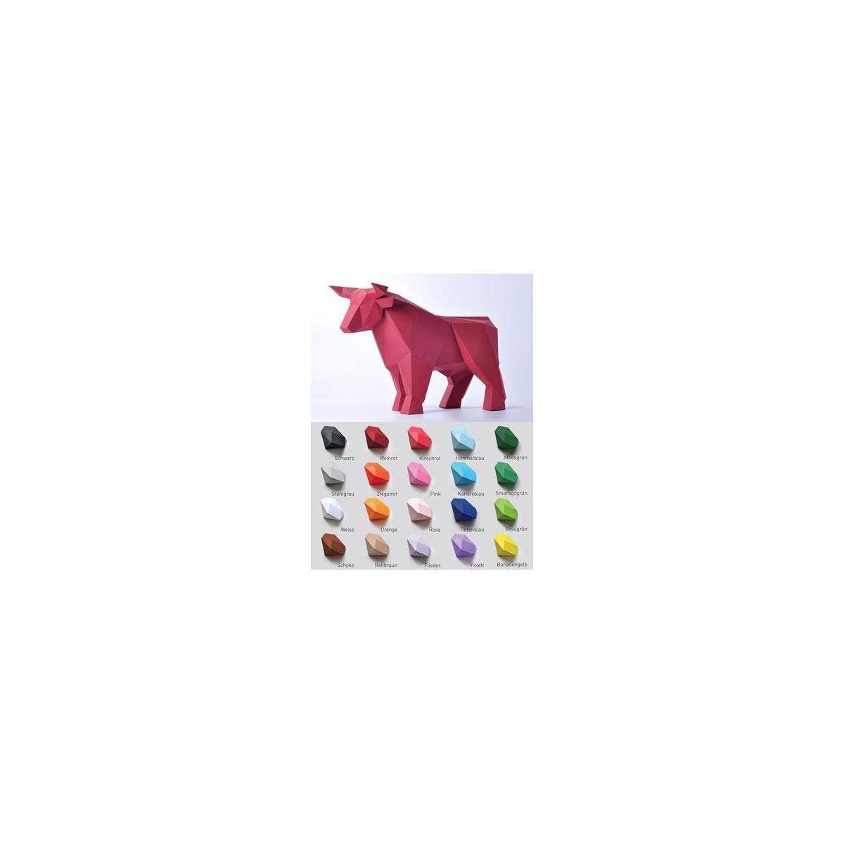 STIER_HIMMELBLAU - Bastelset Stier himmelblau
