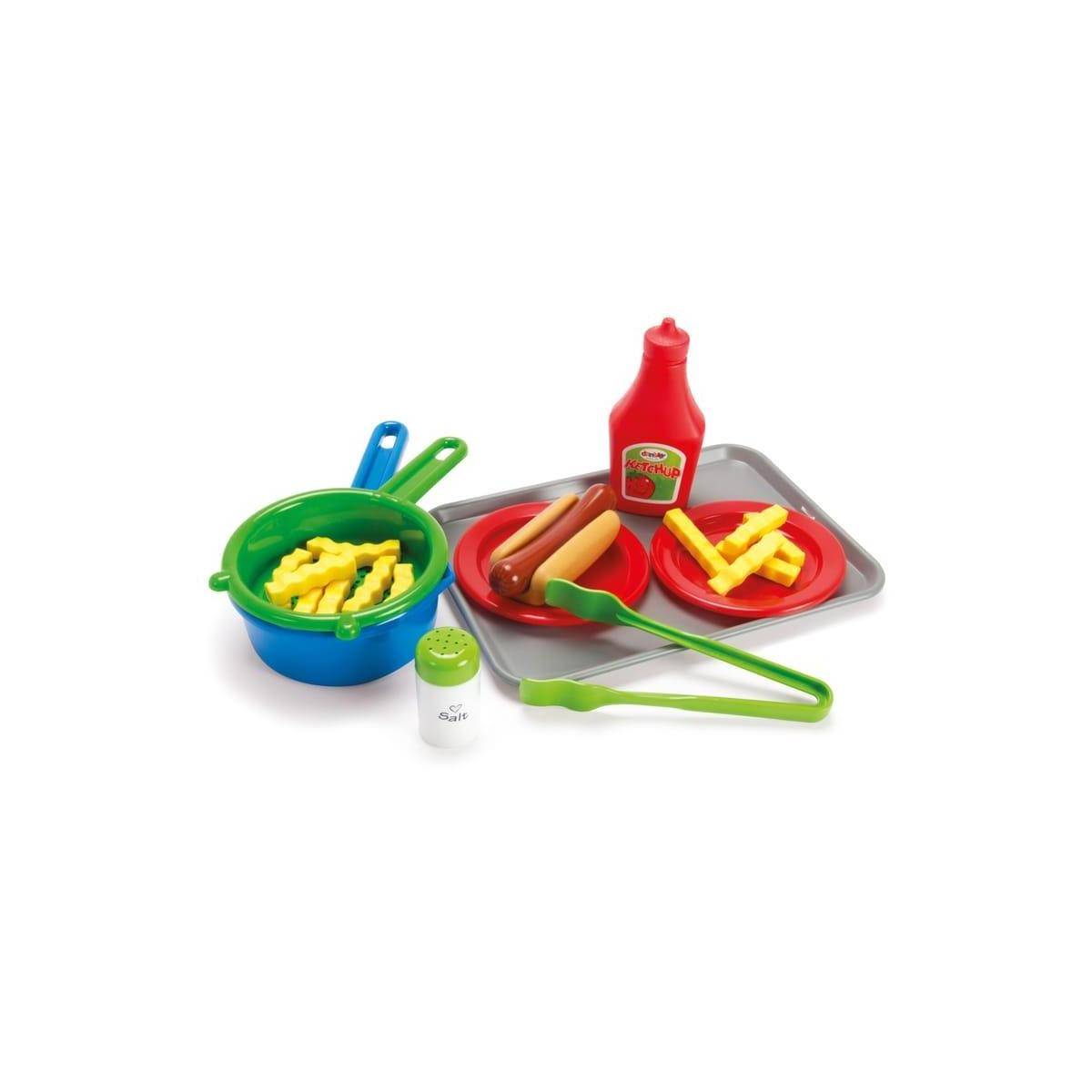 HOTDOG SET AUF TABLETT 22 TEILE