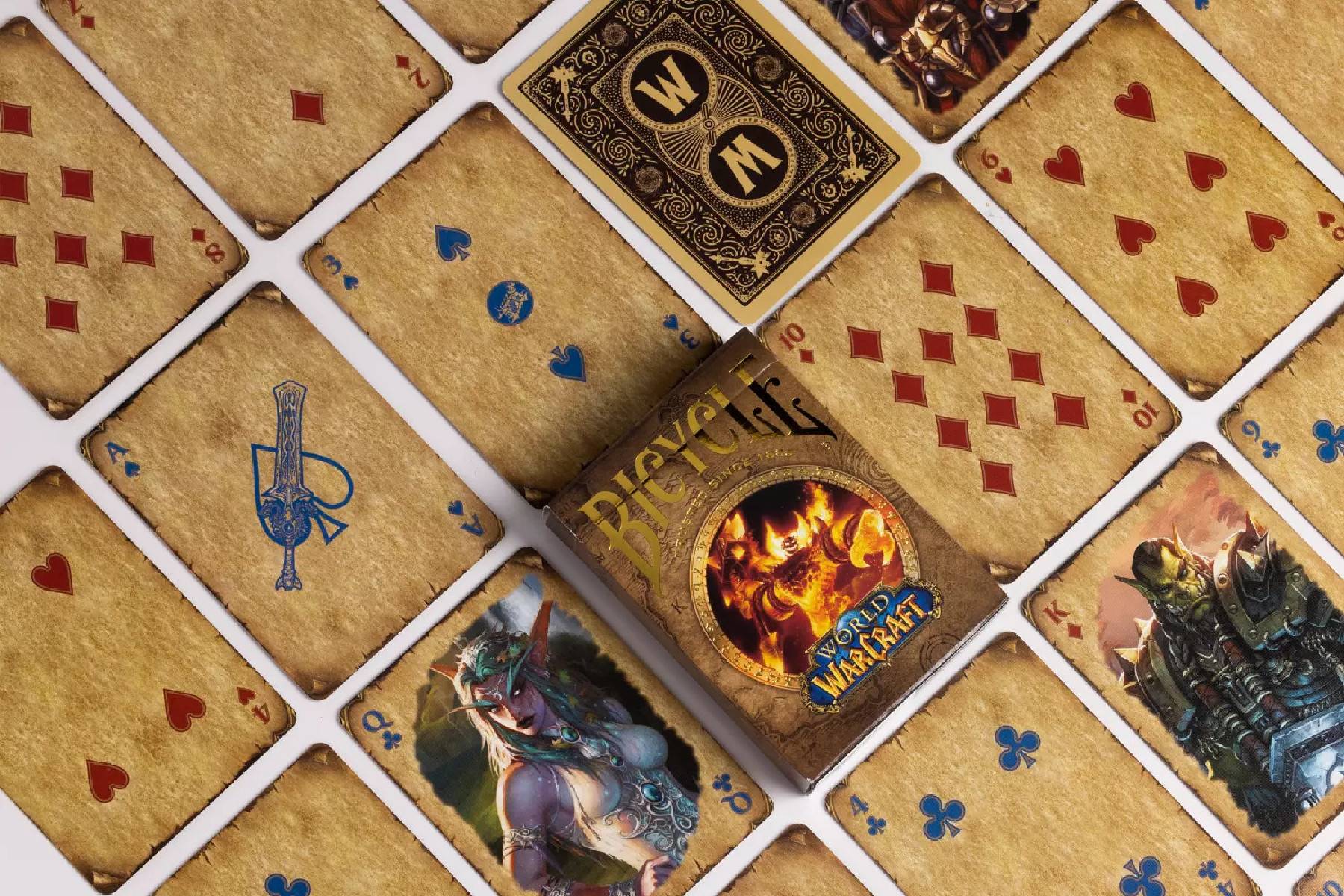 Bicycle® Kartendeck - World of Warcraft Classic Kartenspiel Spielkarten Pokerkarten WoW