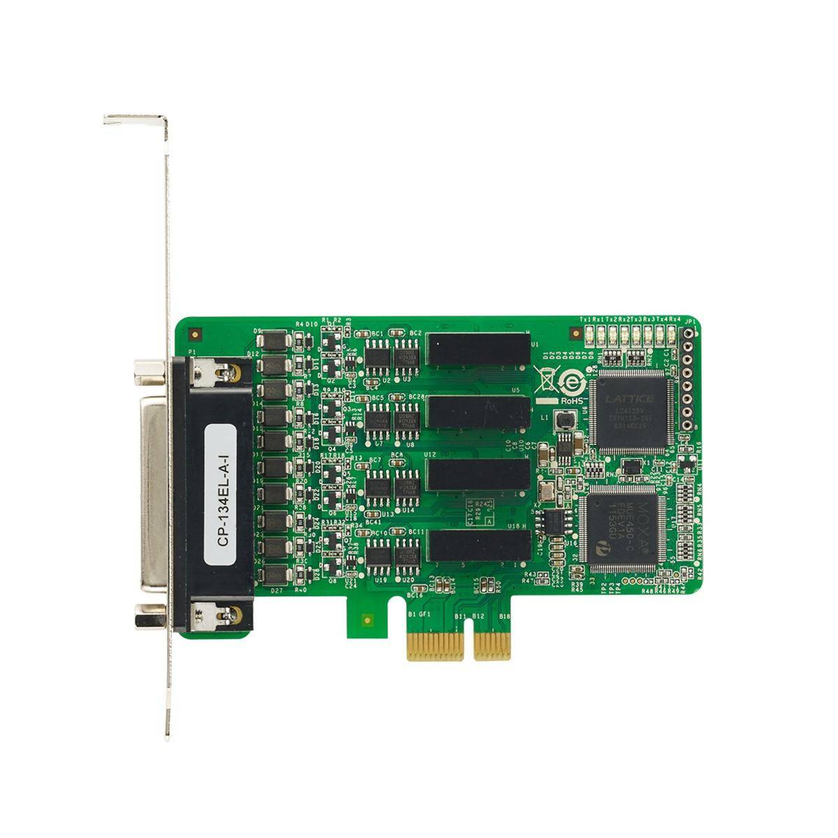 CP-134EL-A-I W/O CABLE - Serielle PCI Express x1-Karte mit 4 RS-422485-Anschlüssen