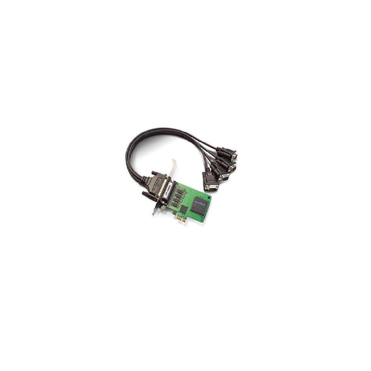 CP-114EL-I - 4-Port RS-232422485 Low-Profile PCI Express x1 serielle Karte mit optischer Isolierung