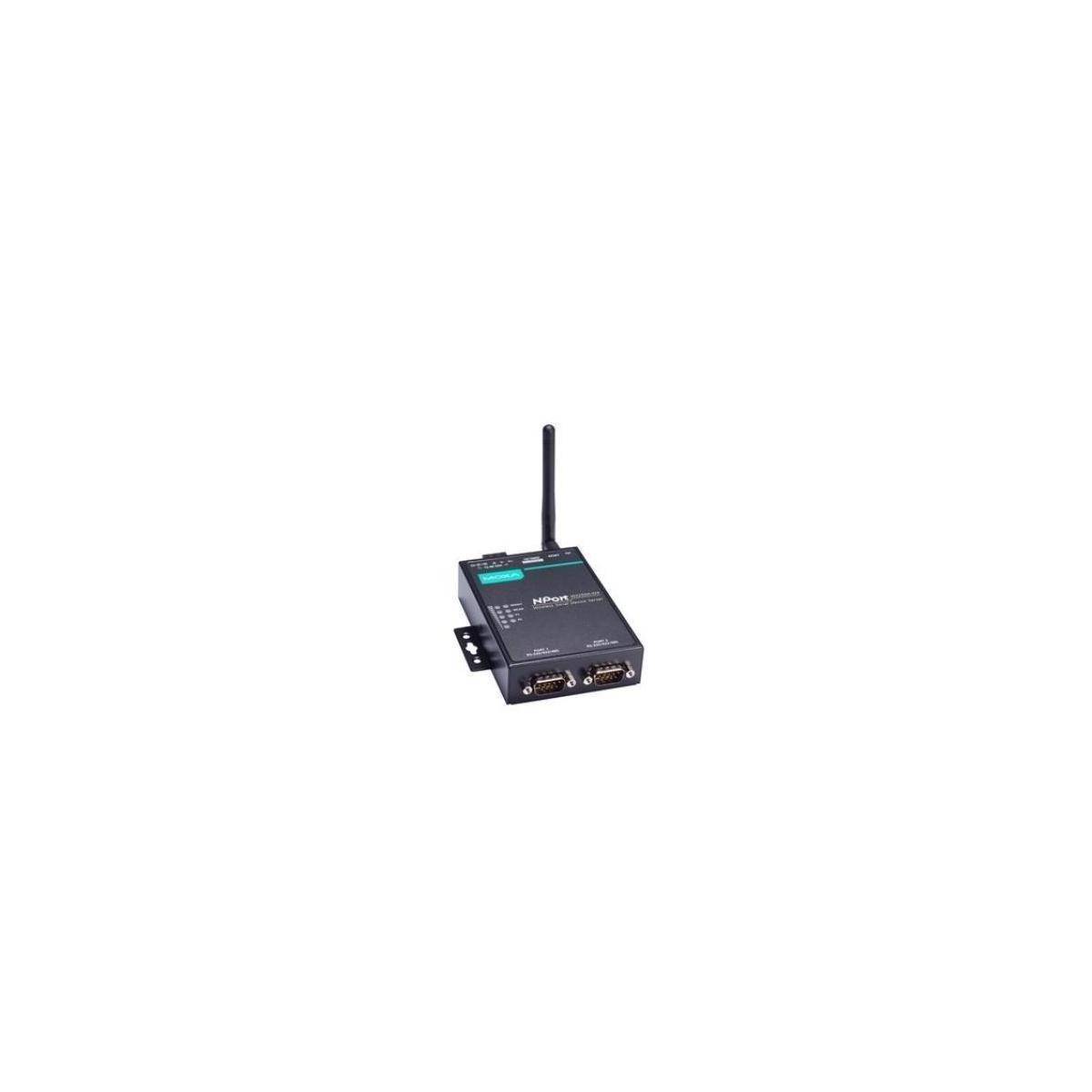 NPORT W2250A-W4-EU - 2-Port RS-232/422/485 Wireless Device Server mit 802.11abgn WLAN EU-Band