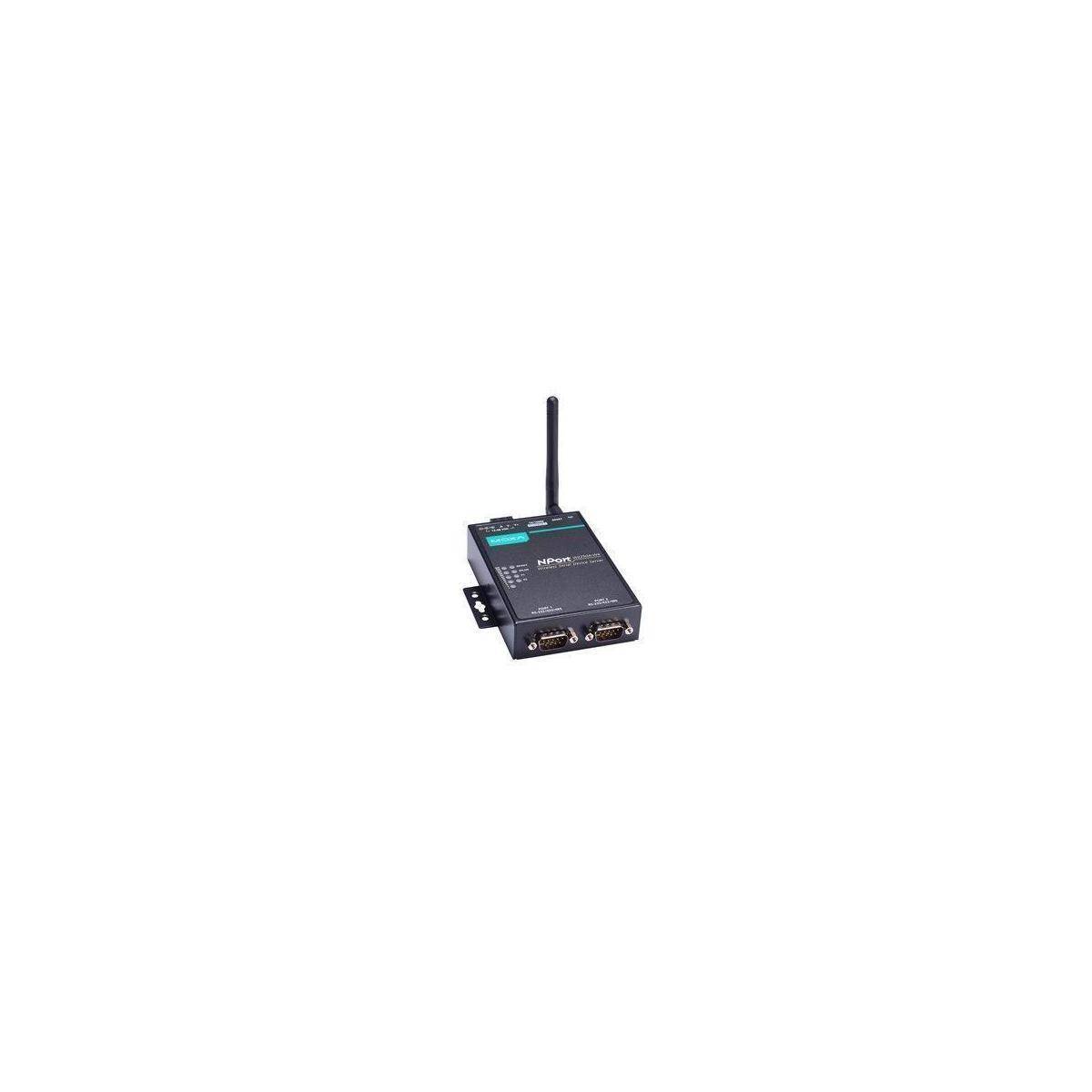 NPORT W2250A-W4-T-EU - 2-Port RS-232422485 Wireless Device Server mit 802.11abgn WLAN EU