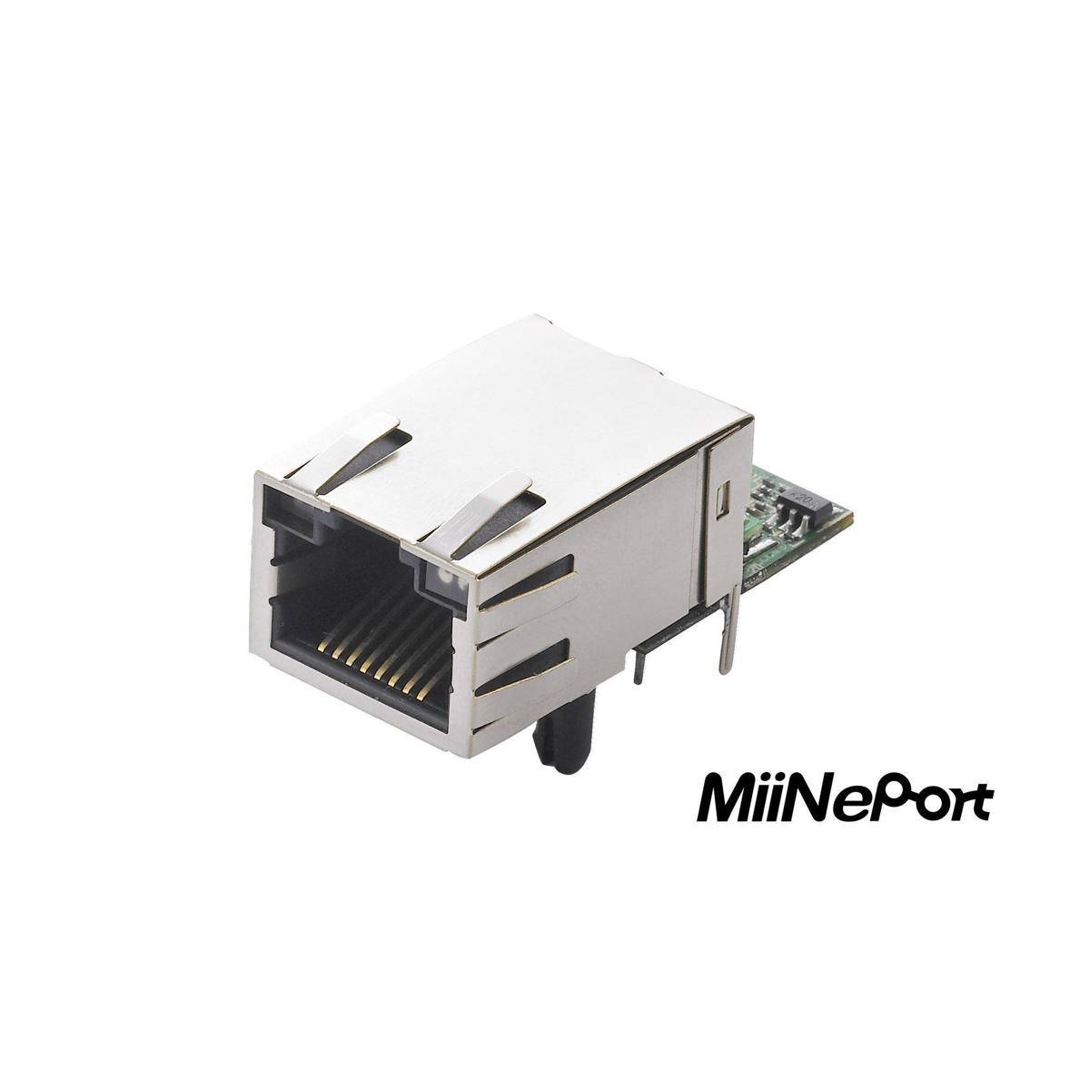 MIINEPORT E1 - Embedded device server for TTL devices, drop-in module, 10100M with RJ45