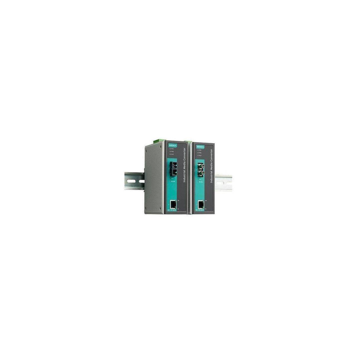 IMC-101-M-ST - Industrieller 10100BaseT(X) auf 100BaseFX Medienkonverter, Multimode