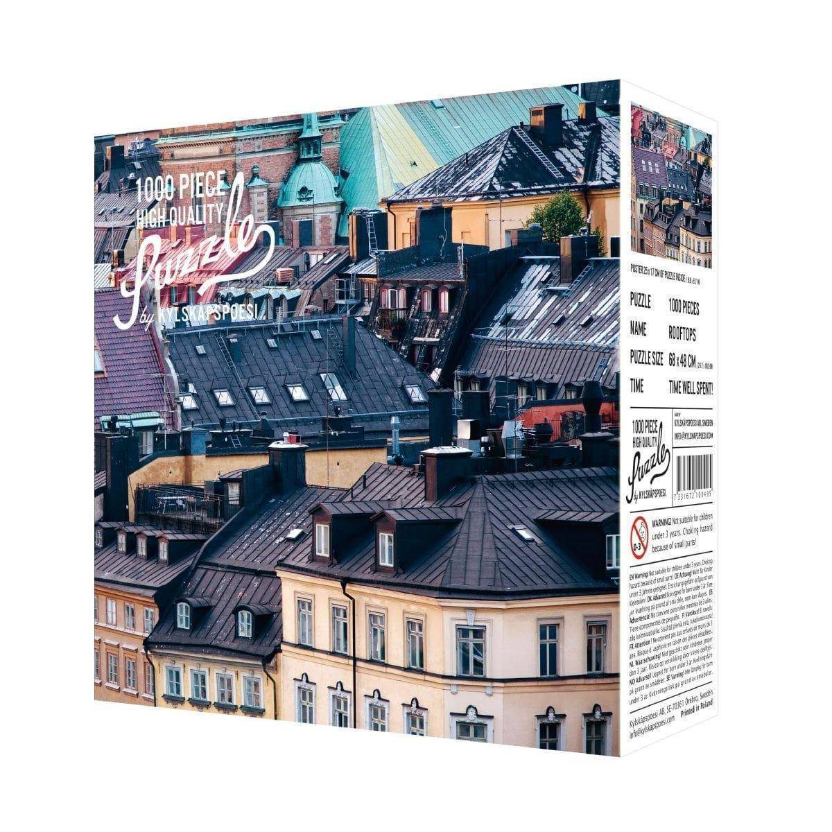 KYL00495 - High Quality Puzzle Dächer über Stockholm (1000 Teile) (DE)