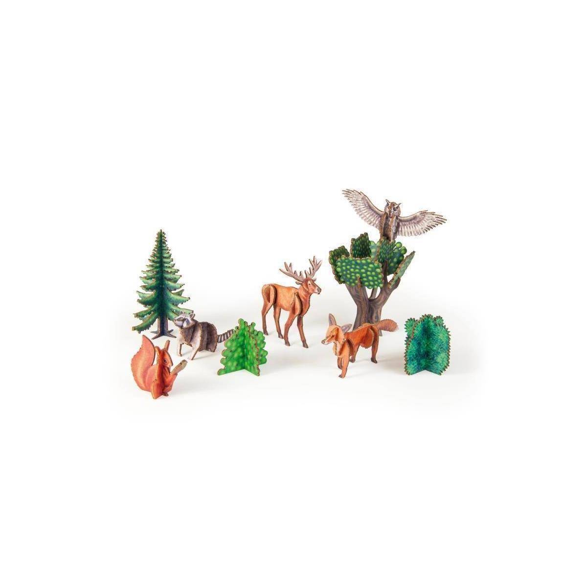 8502 - 3D Bastelset "Waldtiere"