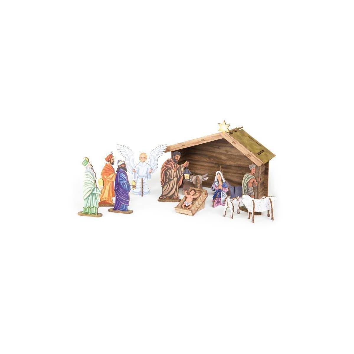 8506 - 3D Bastelset "Weihnachtskrippe"