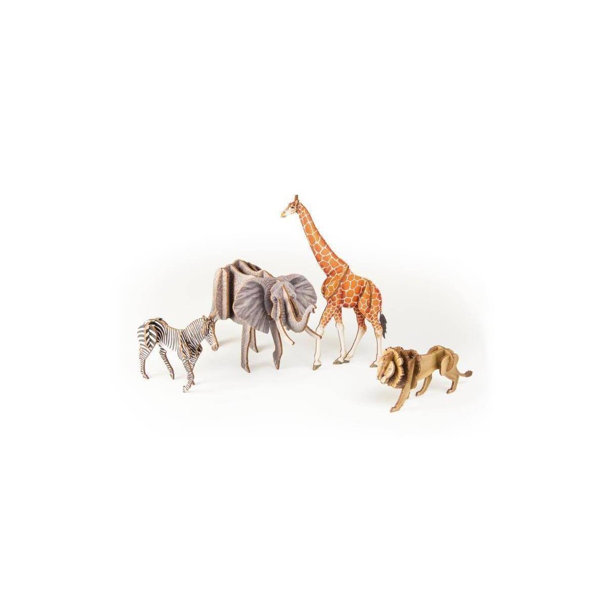 8508 - 3D Bastelset "Afrikanische Tiere"