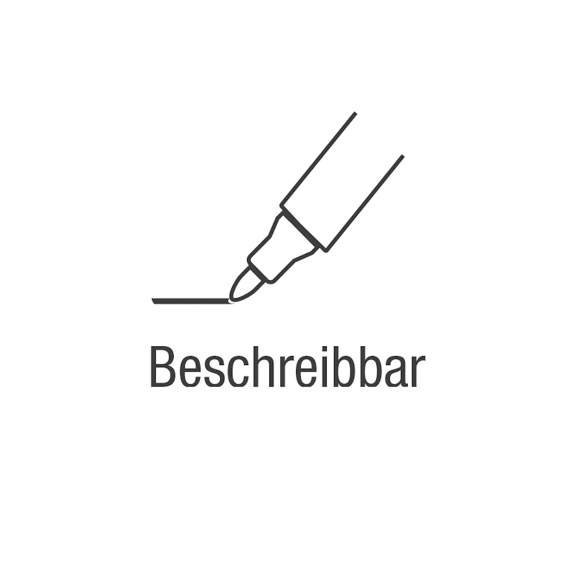 magnetoplan Tischtrennwand VarioPin 1116014 1.600x500mm dunkelblau