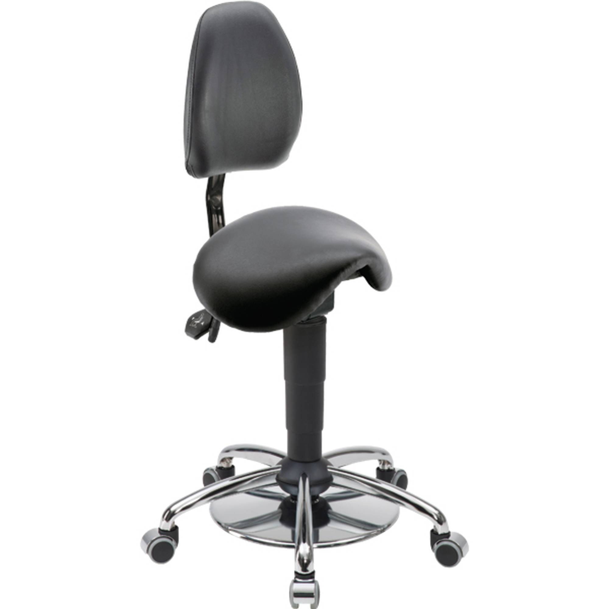 Meychair Hocker 4147 A4R-MED-TR-KL2-FG/11-38 Rollen sw