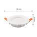 Spectrum LED DURE 3 MAX Badezimmerleuchte 18W rund 2200lm weiß IP44 Warmweiß 3000K Spectrum LED DURE 3 MAX Badezimmerleuchte 18W rund 2200lm weiß IP44 Warmweiß 3000K