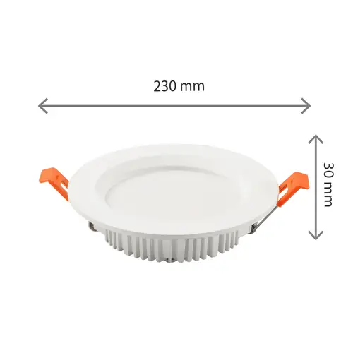 Spectrum LED DURE 3 MAX Badezimmerleuchte 28W rund 3400lm weiß IP44 Neutralweiß 4000K Spectrum LED DURE 3 MAX Badezimmerleuchte 28W rund 3400lm weiß IP44 Neutralweiß 4000K