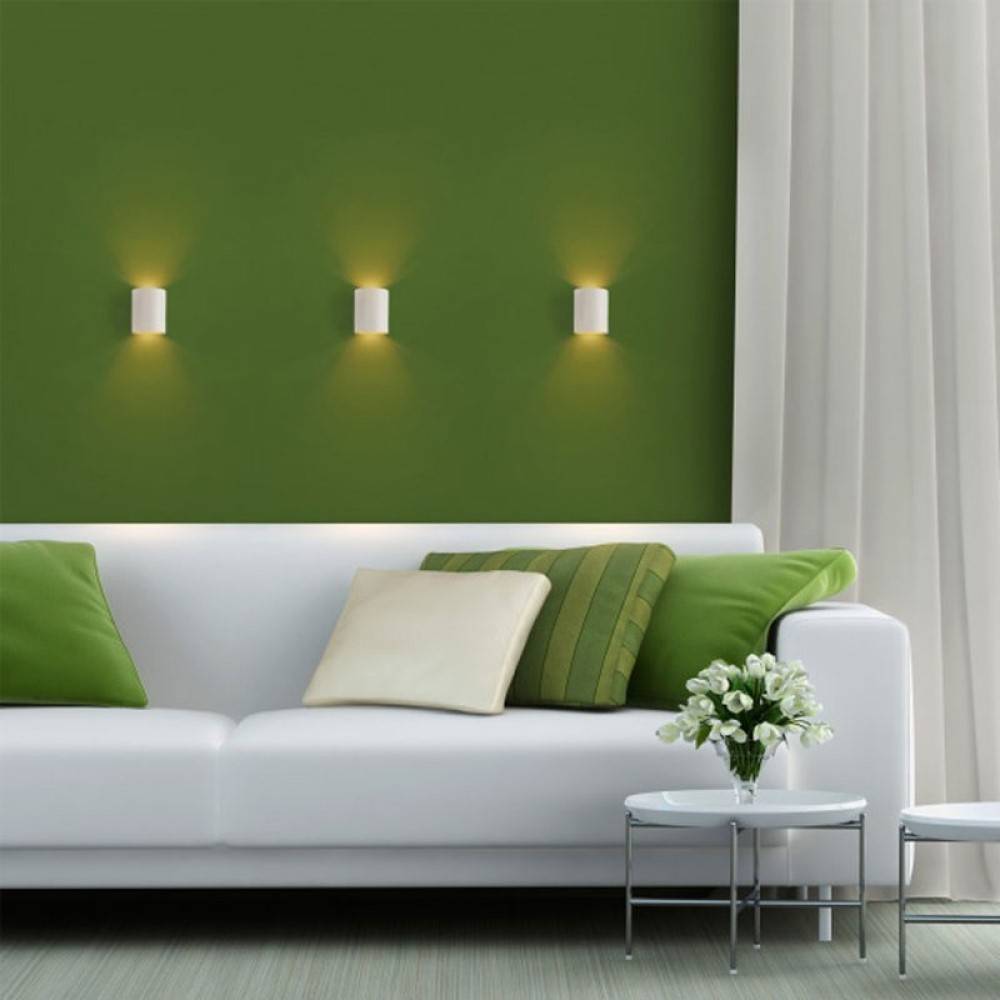 Spectrum LED Wandleuchte Squalla G9 schwarz matt & Gold IP20 Up & Down max. 10W rund