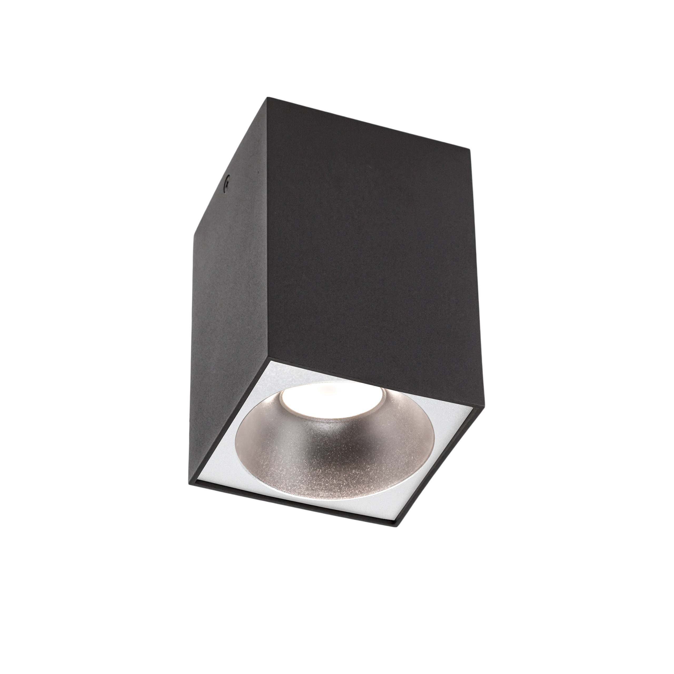 Spectrum LED Chloe Elemento GU10 schwarz Deckenleuchte max. 250V IP20 max. 50W eckig