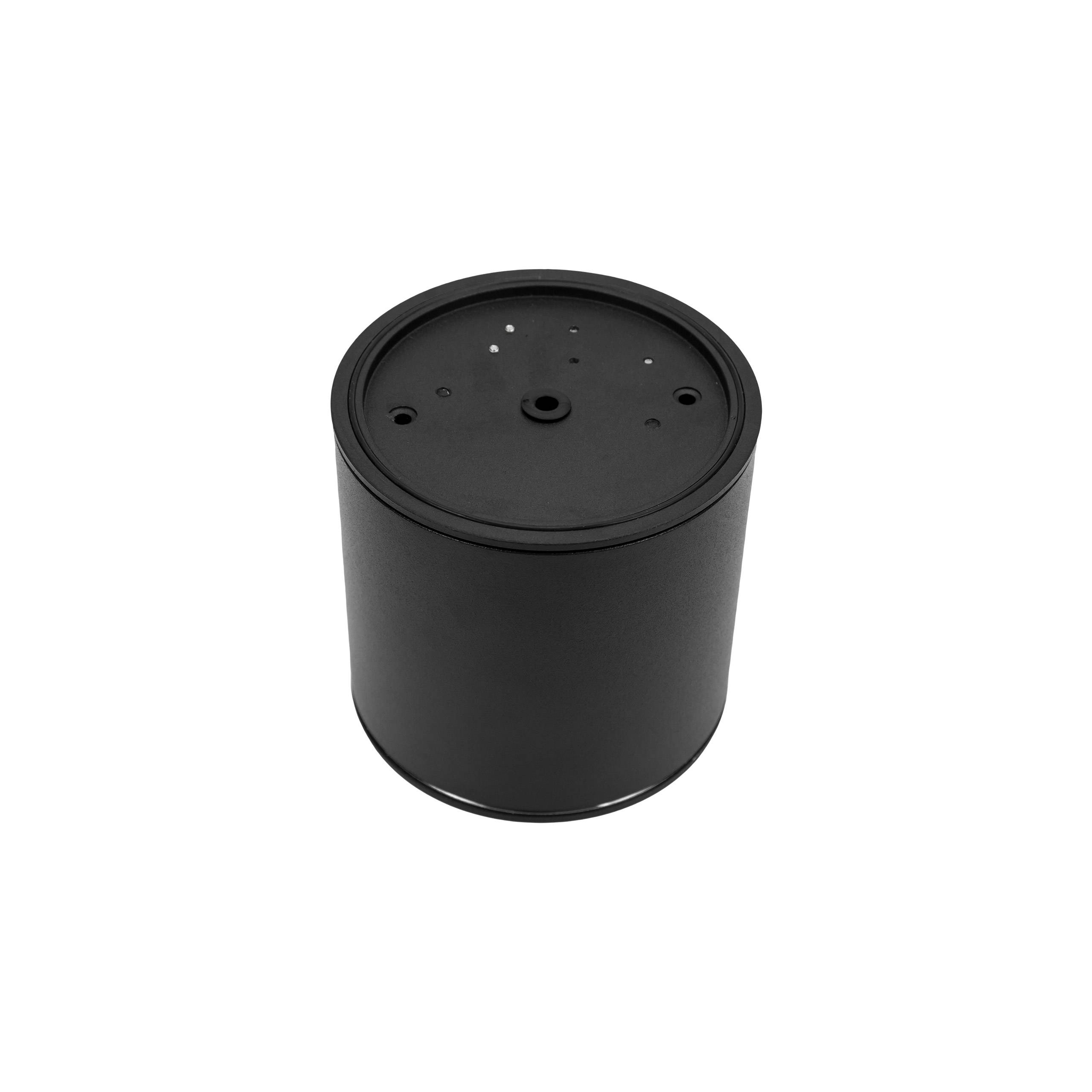 Spectrum LED Chloe GU10 AR111 Aufbauleuchte schwarz Deckenleuchte IP65 max. 12W rund