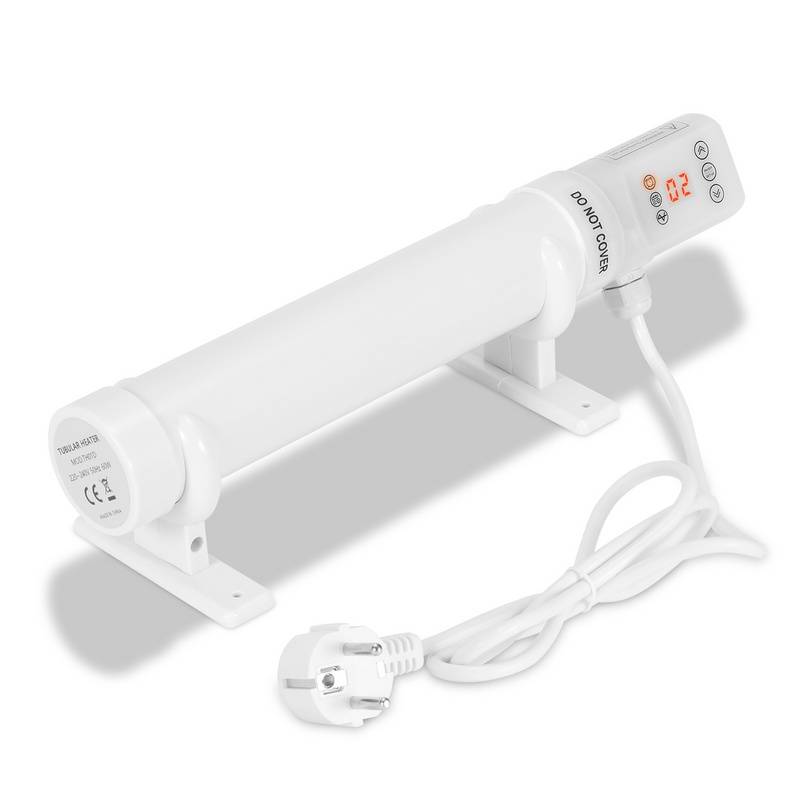 Gewächshausheizung 60W Elektrische Stabheizung Weiß für Gewächshäuser Flexible Installation
