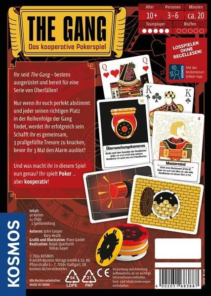 KOSMOS 683887 - The Gang, Das kooperative Pokerspiel