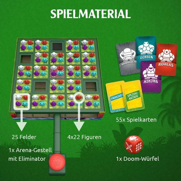 KOSMOS 684037 - Battle Royale, Action bis zur letzten Figur!, Familienspiel