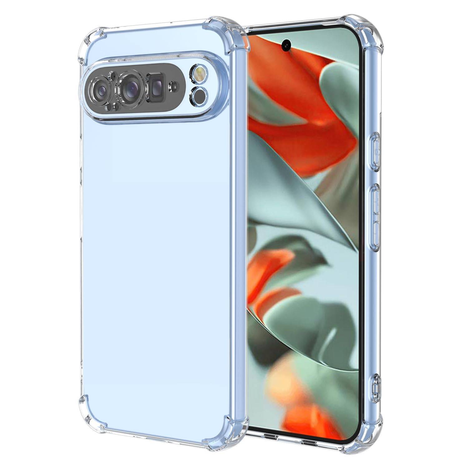 Für Google Pixel 9 / 9 Pro Schock TPU Schutz Handy Hülle Transparent