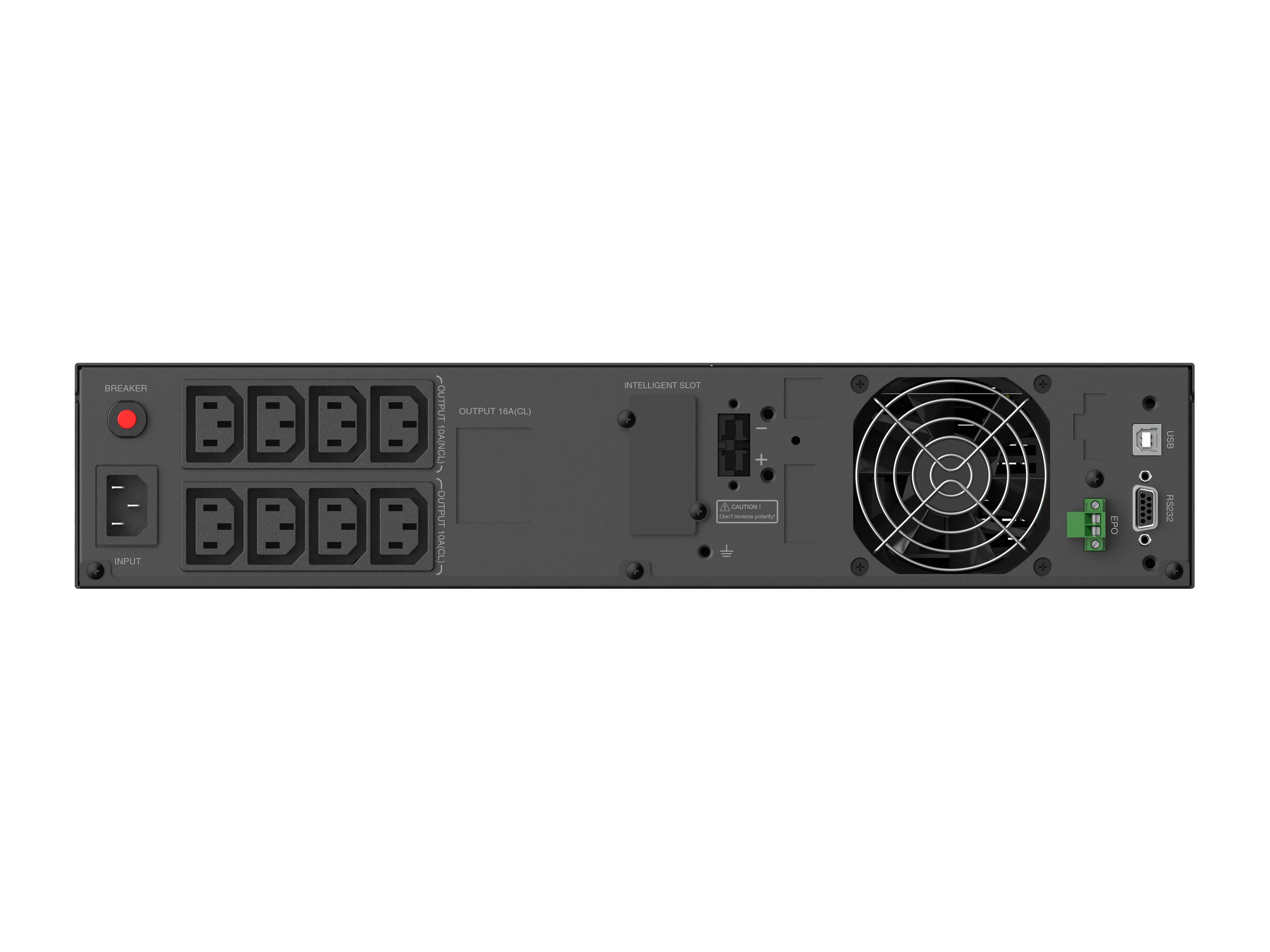 Conceptronic ZEUS USV Online UPS IEC EPO Port - - Rack-Modul - Online USV - 240 min