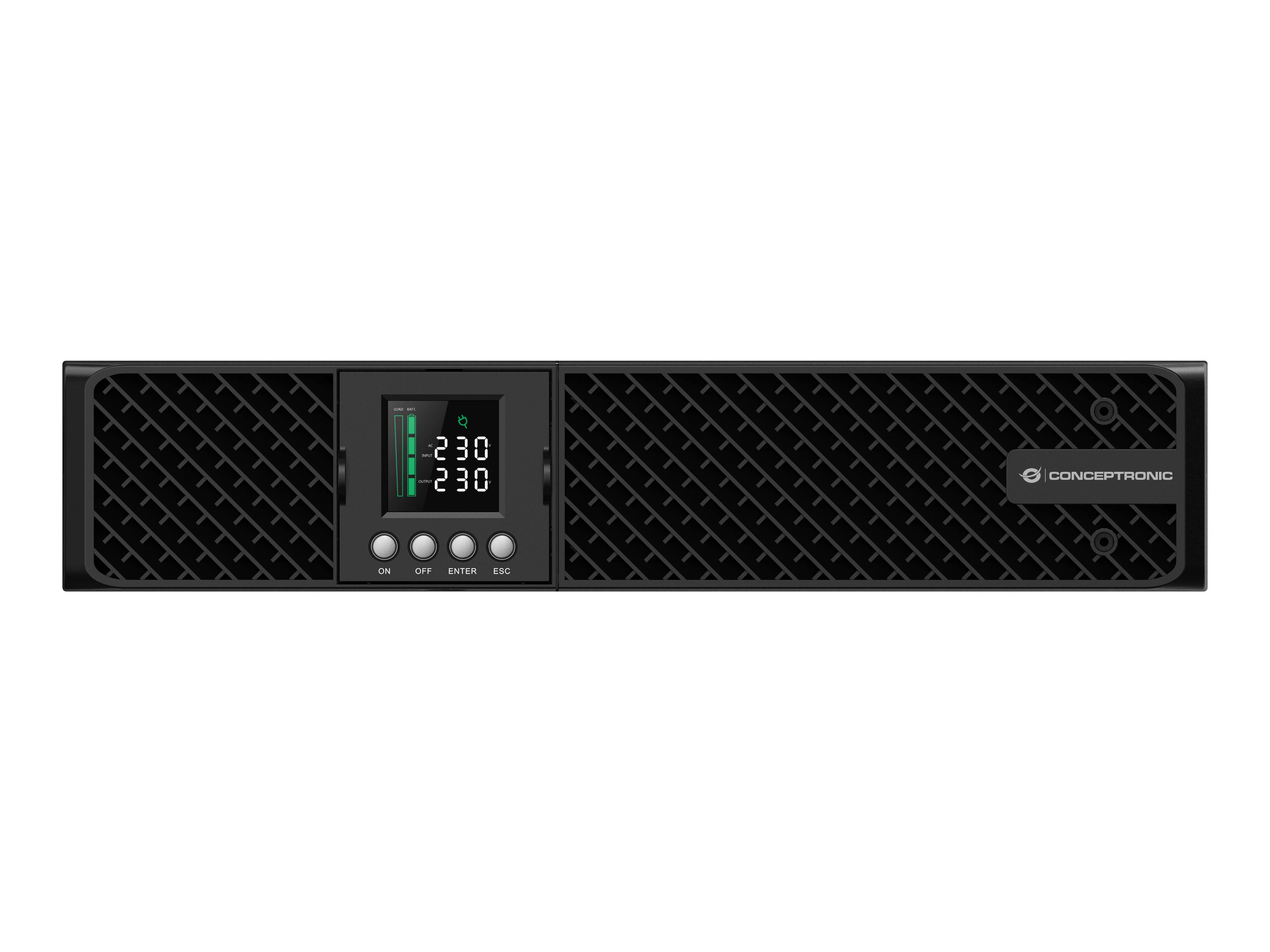 Conceptronic ZEUS USV Online UPS IEC EPO Port - - Rack-Modul - Online USV - 240 min