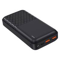 Powerbank 20.000mAh Trend, schwarz