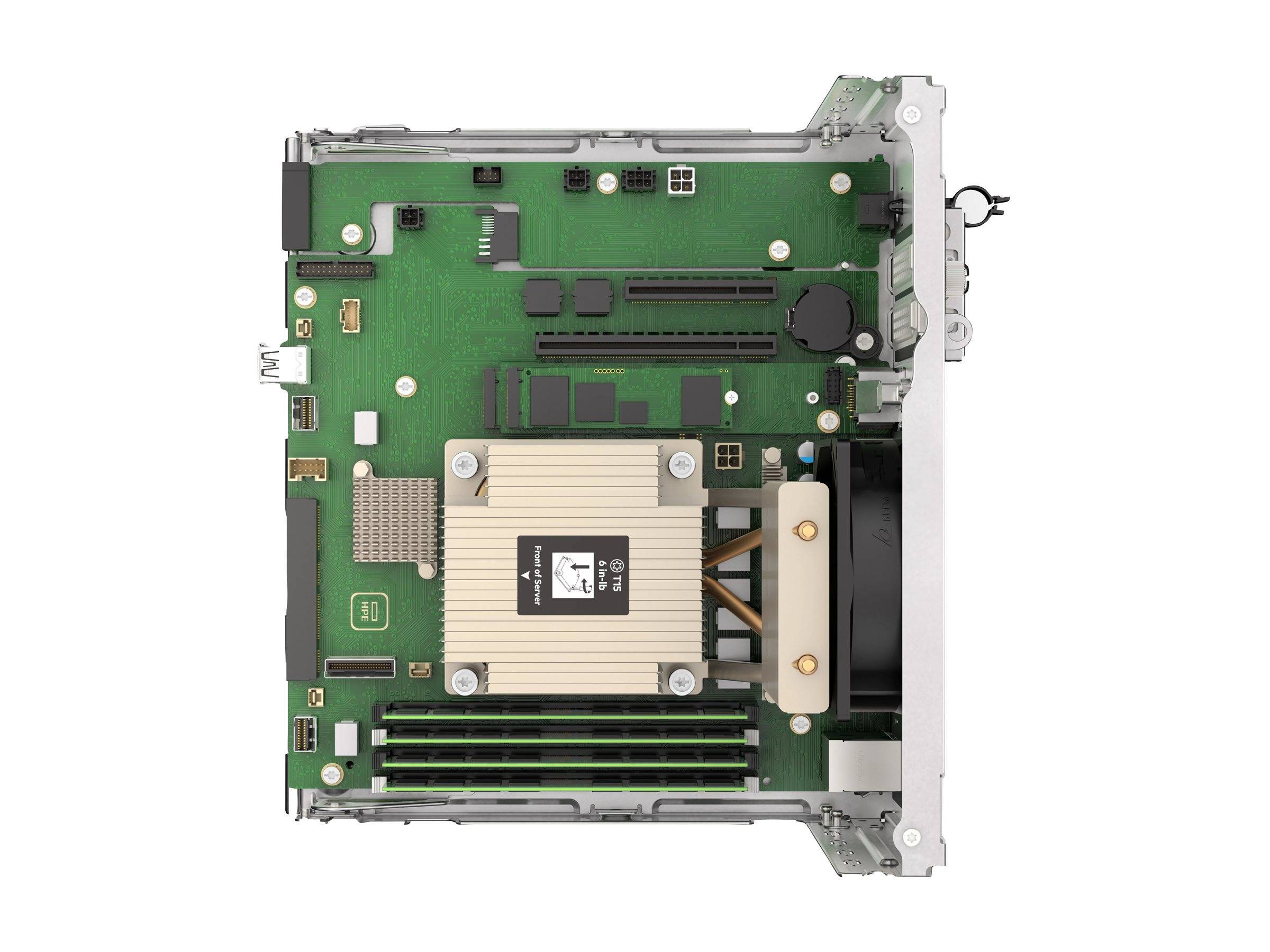 HPE ProLiant MicroServer Gen11 - Server - Rack-Montage - 1-Weg - 1 x Xeon E-2434 / 3.4 GHz - RAM 32 GB - SATA - nicht Ho