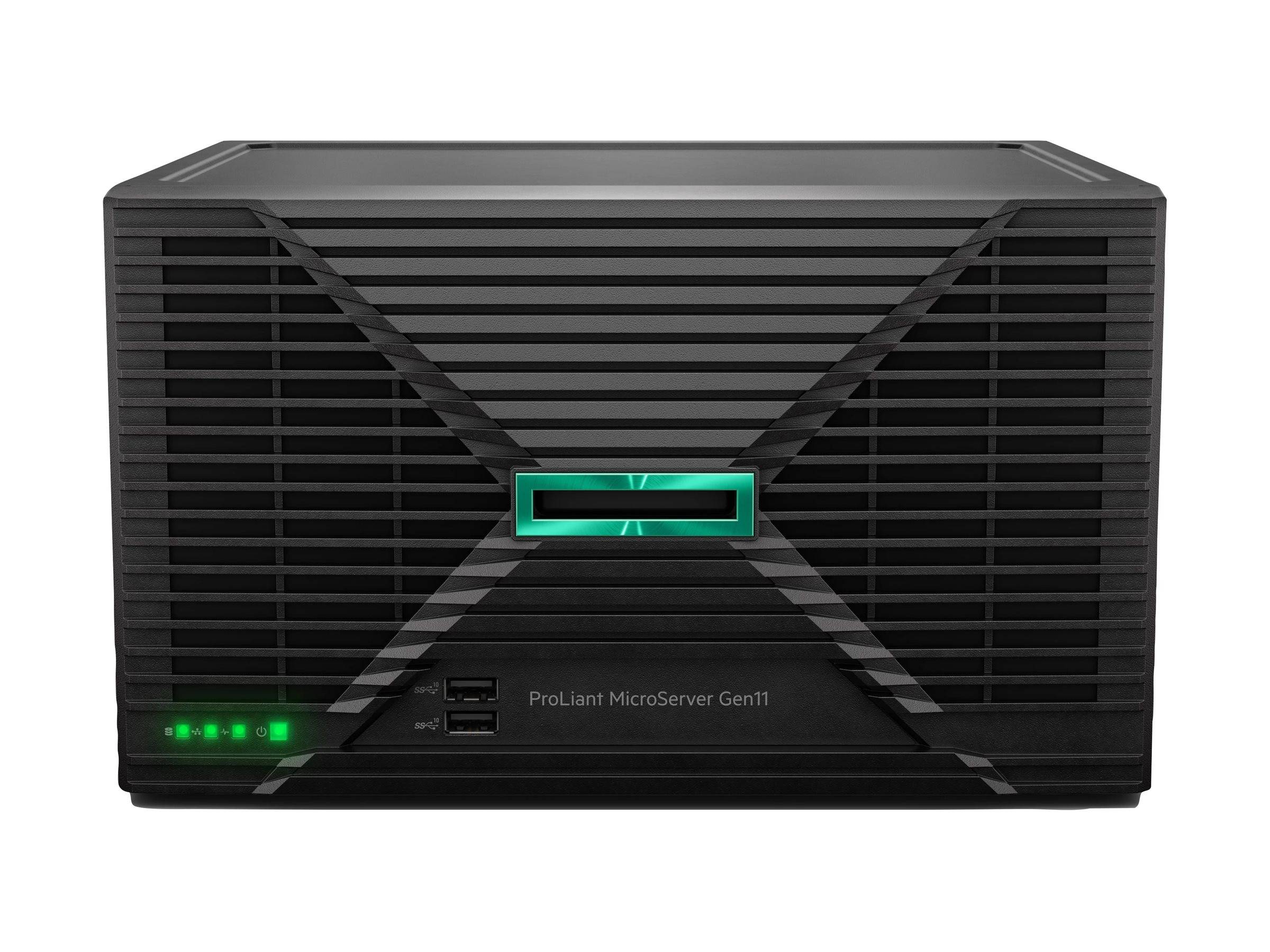 HPE ProLiant MicroServer Gen11 - Server - Rack-Montage - 1-Weg - 1 x Xeon E-2434 / 3.4 GHz - RAM 32 GB - SATA - nicht Ho