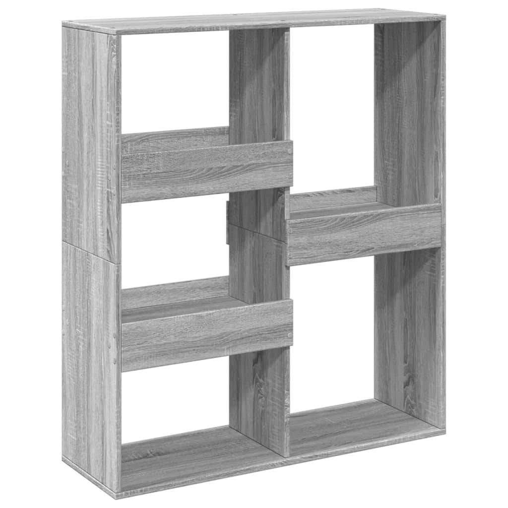 vidaXL Raumteiler Grau Sonoma 100x33x115 cm Holzwerkstoff