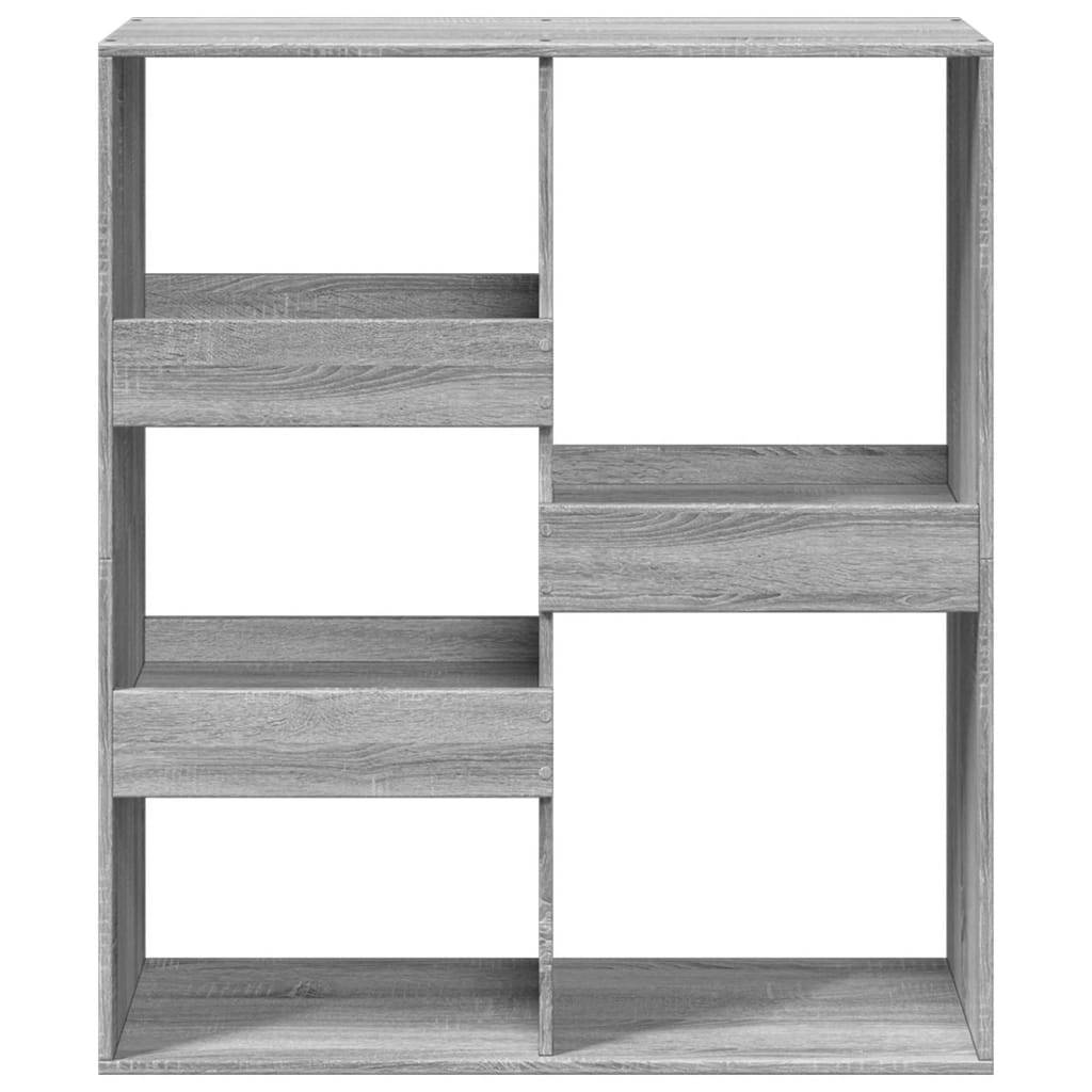 vidaXL Raumteiler Grau Sonoma 100x33x115 cm Holzwerkstoff