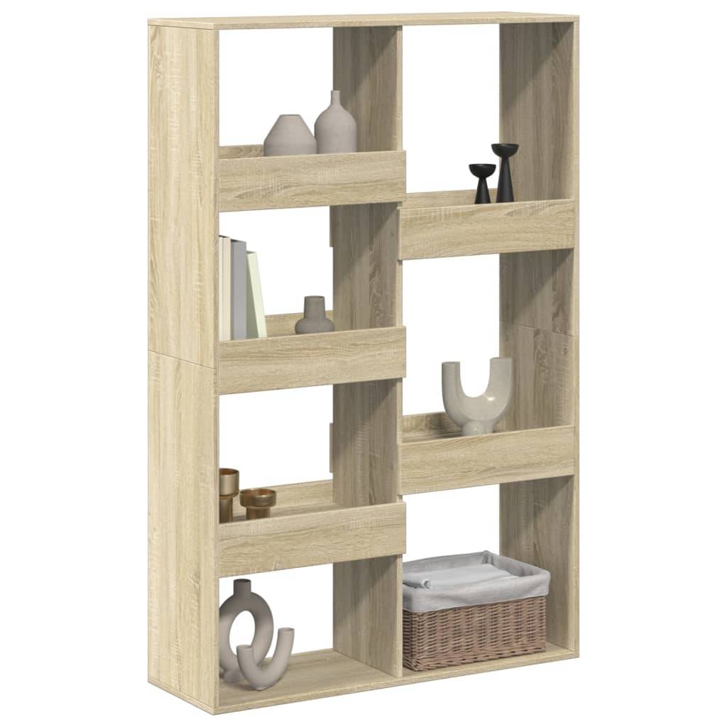 vidaXL Raumteiler Sonoma-Eiche 100x33x155,5 cm Holzwerkstoff