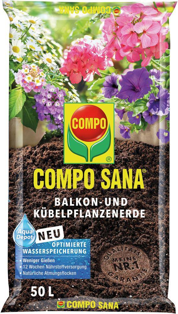Balkon+Kübelpfl.erde 50 L Compo Sana